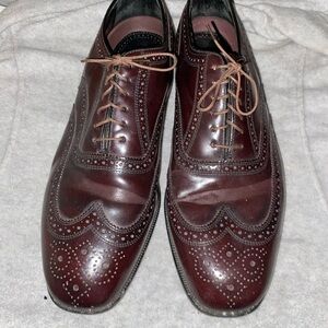 Florsheim Burgundy Oxfords men size 12